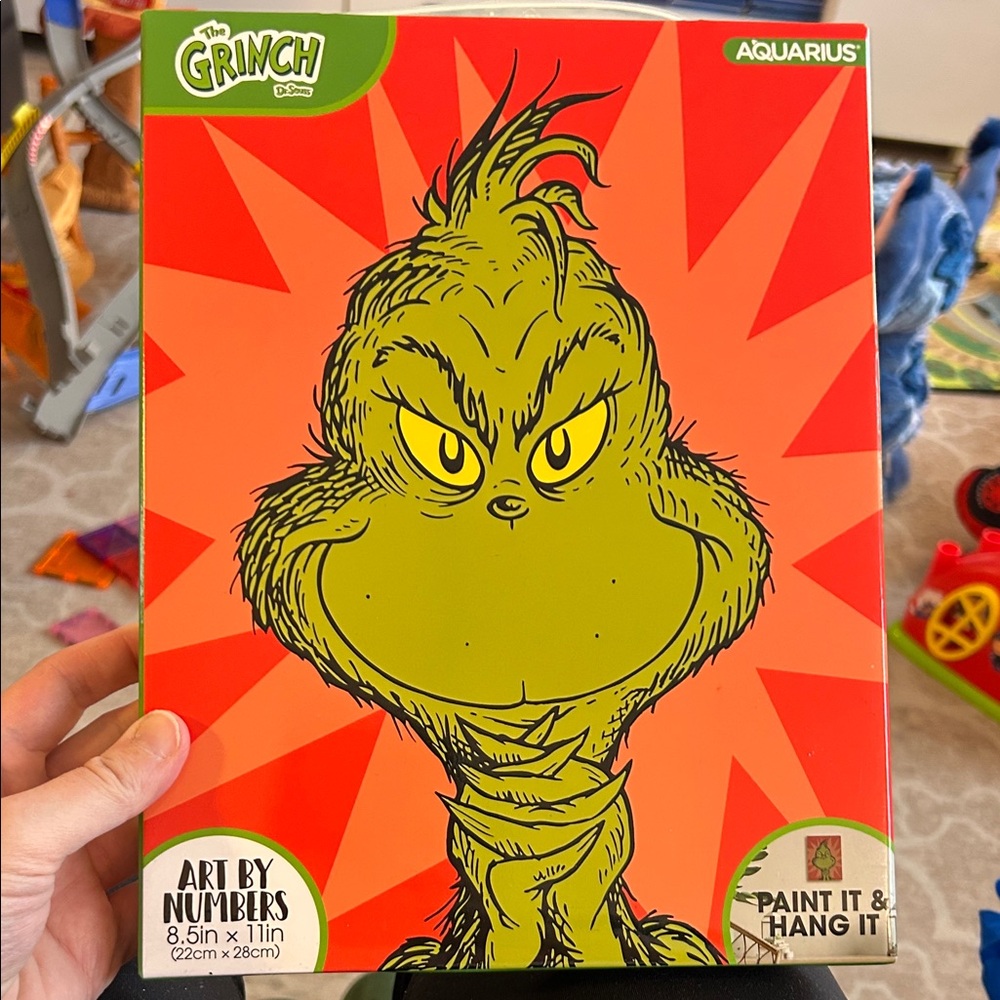 Dr. Seuss, the Grinch paint by numbers set NWT
